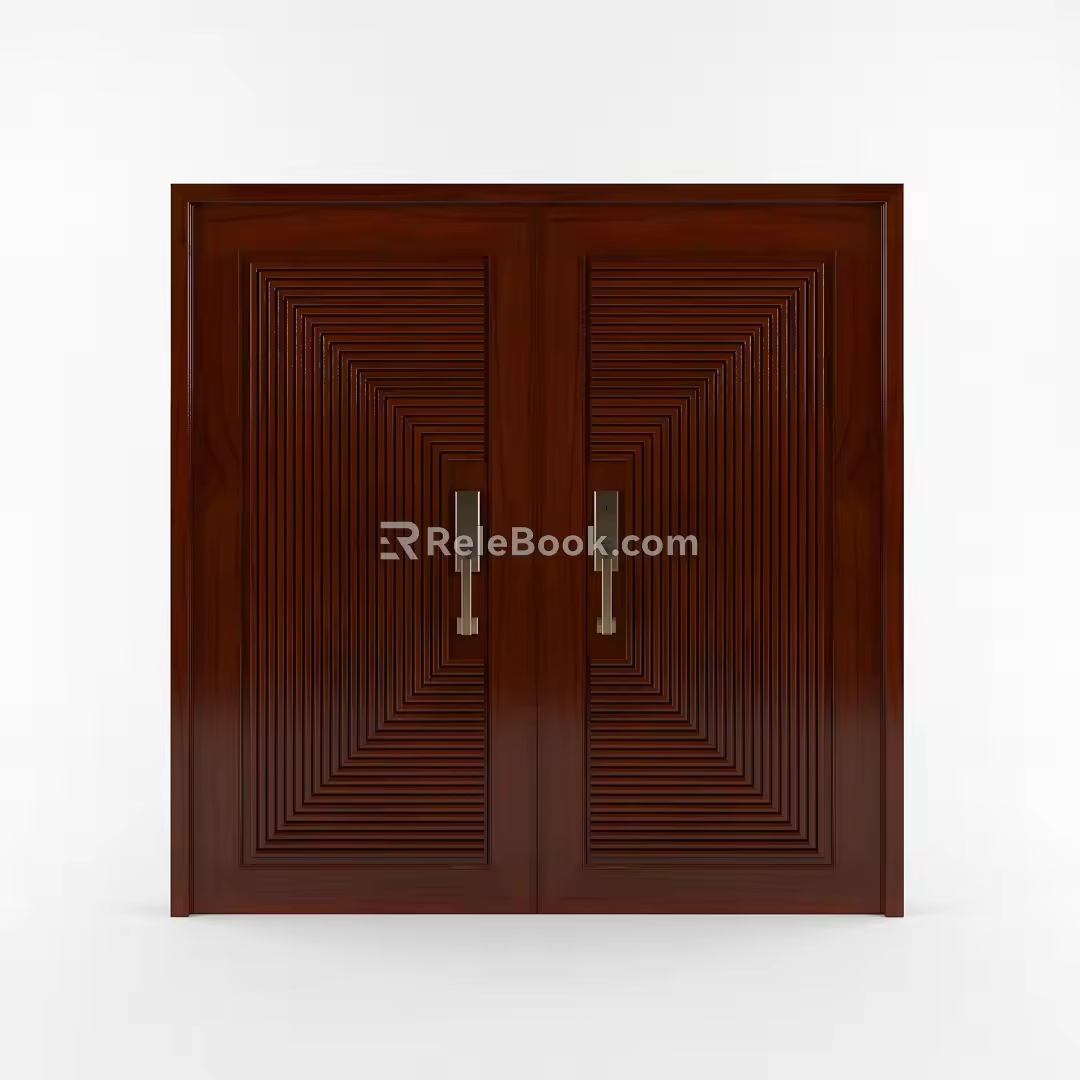 new chinese style gate 3d model