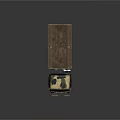 Military Camouflage Tank Featuring Detailed Exterior And Heavy Duty Tracks Design