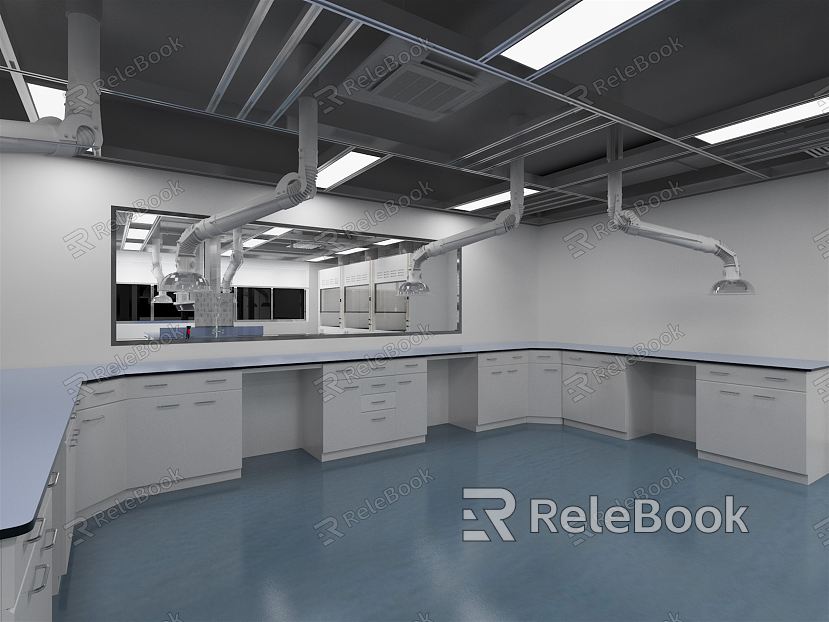 Modern Laboratory Water Quality Testing Laboratory Food Physics and Chemistry Room School Chemistry Laboratory Experimental Classroom Learning Experimental Teaching Research Room Technology Identification Room model