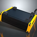 Black and Yellow Hard Shell Equipment Case With Reinforced Frames and Ergonomic Handles
