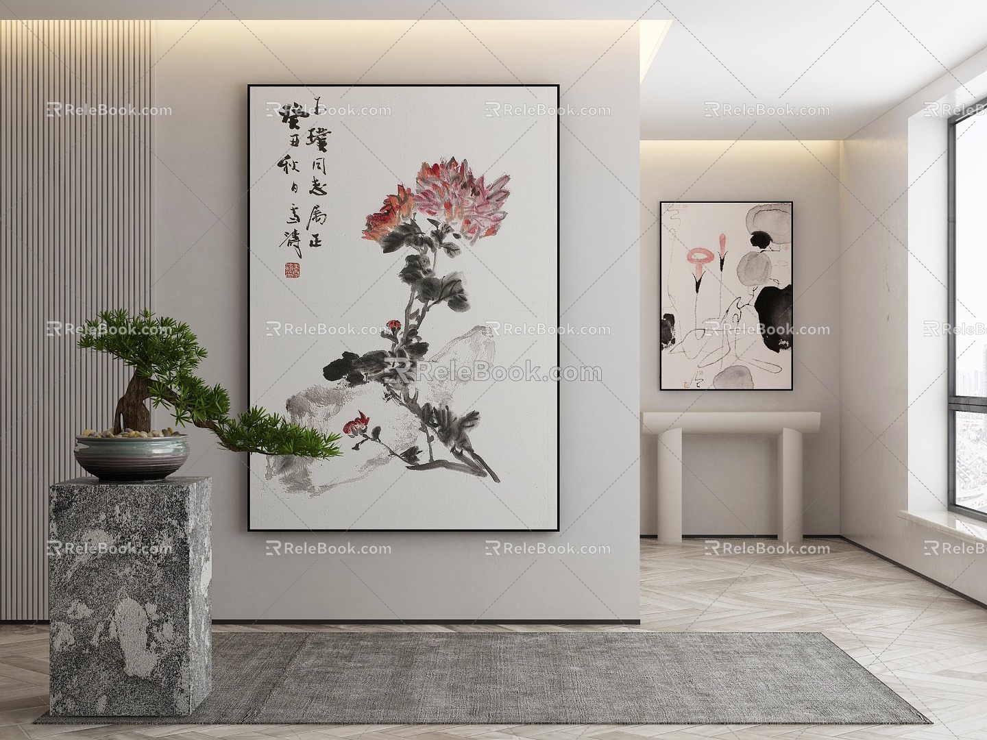 New Chinese Decorative Painting model