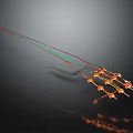 Biological Sensor Probe With Colored Wires And Metal Structure Design