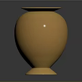 Golden Hammered Texture Vase With Elegant Base For Modern Home Decor