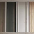 Modern Hinged Doors With Multiple Color Options And Sleek Minimalist Design 3d model