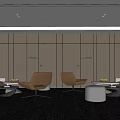 Modern reception room Office reception room 3d model