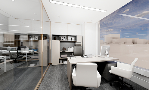 Independent Office Modern Office 3d model