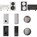 Modern Headphones And Speakers With Stylish Designs And High Quality Sound