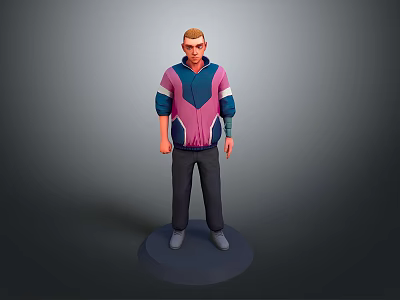 Men Handsome Men Young Teenagers Male Characters Boy Realistic Men 3d model