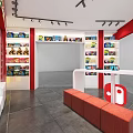 Modern Toy Store Nintendo Mario Game Entertainment Toy Store 3d model