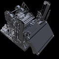 Industrial Machinery Equipment With Complex Mechanical Structure And Metal Components