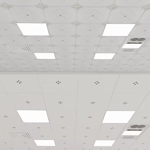 Aluminum gusset ceiling 3d model