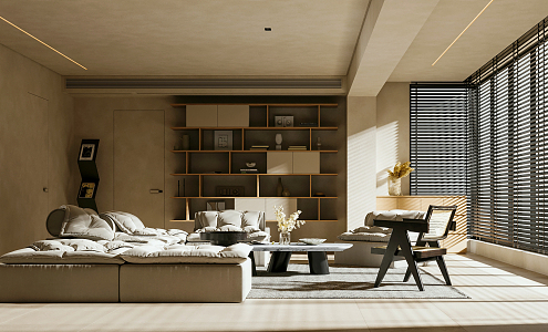 The Silent Living Room 3d model