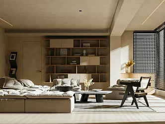 The Silent Living Room 3d model