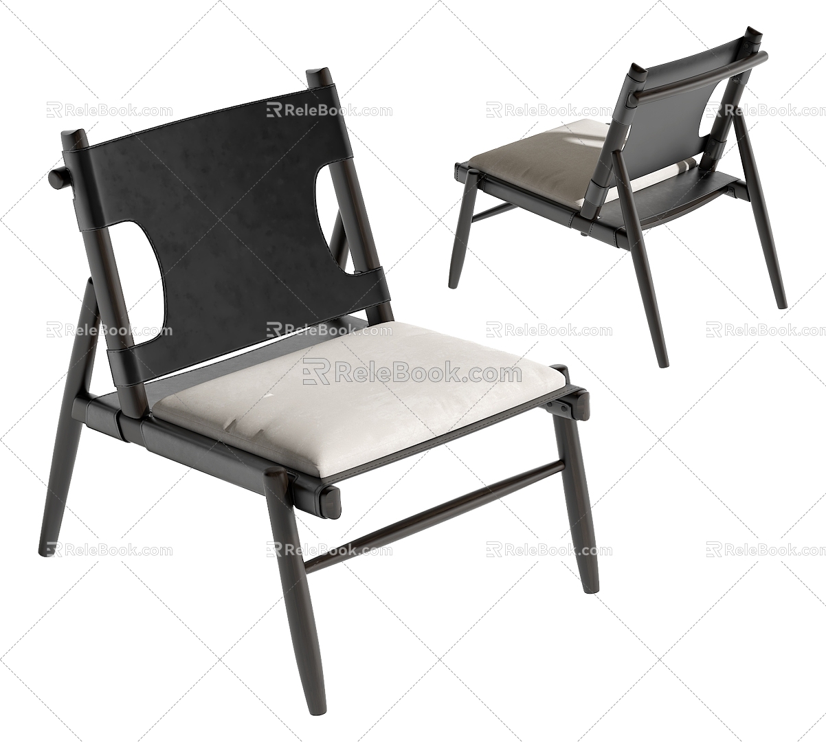 Quiet Wind Leisure Chair 3d model