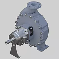 Durable Industrial Pump Equipment with Flange Connection Metal Body Bolts and Stable Base