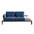 Modern Multi-Person Sofa Sofa Two-Person Sofa Casual Sofa Living Room Sofa Leather Sofa Corner Sofa 3d model