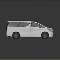 White Toyota MPV With Sunroof Spacious Interior Seats And Modern Design