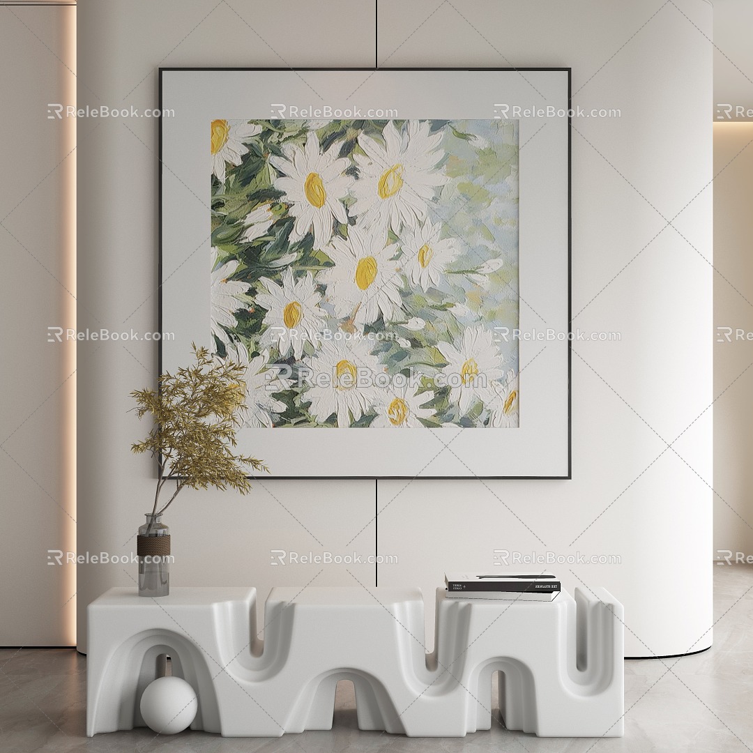 modern decorative painting 3d model