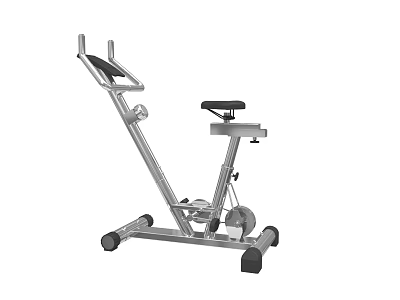 Fitness Exercise Bike With Adjustable Seat And Sturdy Metal Frame For Home Gym 3d model
