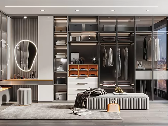 Modern Cloakroom 3d model