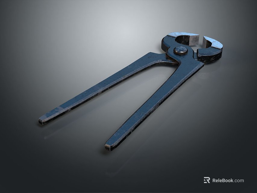 Black Modern Lighting Combination With Long Strip Design And Metal Frame 3d model 