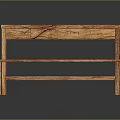 Rustic Wooden Dining Table Set With Matching Benches And Natural Wood Grain