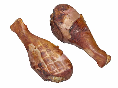Juicy Golden Brown Roasted Chicken Drumsticks With Crispy Skin Ready to Serve 3d model