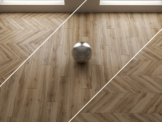 Modern Flooring Wood Flooring 3d model