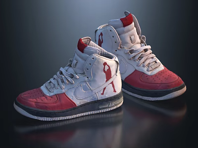 Shoes Canvas Shoes Running Shoes sneaker Sneakers Basketball Shoes Sneakers Casual Shoes Mountaineering Shoes Breathable Shoes Old Shoes Real Shoes High Mold Shoes 3d model