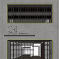 Elegant Loci Beauty House Storefront With Wooden Grille Gray Wall And Signage