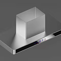 Smart Storage Cabinet With White Silver Body Black Control Panel And Blue Indicators