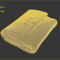 Elegant Dark Blue Leather Wallet Featuring Gold Logo And Smooth Finish