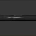 Gray Cylindrical Military Weapon 3D Model With Textured Metal Surface And Dark Background