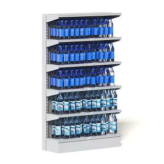 Supermarket Equipment Supermarket Shelf Supermarket Container Supermarket Products Supermarket Goods 3d model