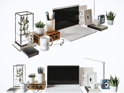 Modern Laptop Desktop Ornaments model