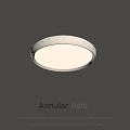 Annular Flush Mount Ceiling Light With Modern Design And Bright Illumination