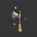 Tomahawk Axe Wooden Axe Handle Axe Mountain Axe Chopping Wood Axe Chopping Wood Axe Magic Axe 3d model