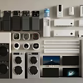 Modern Home Appliance Collection Featuring Washing Machines Refrigerators Air Conditioners Water Dispensers And TVs