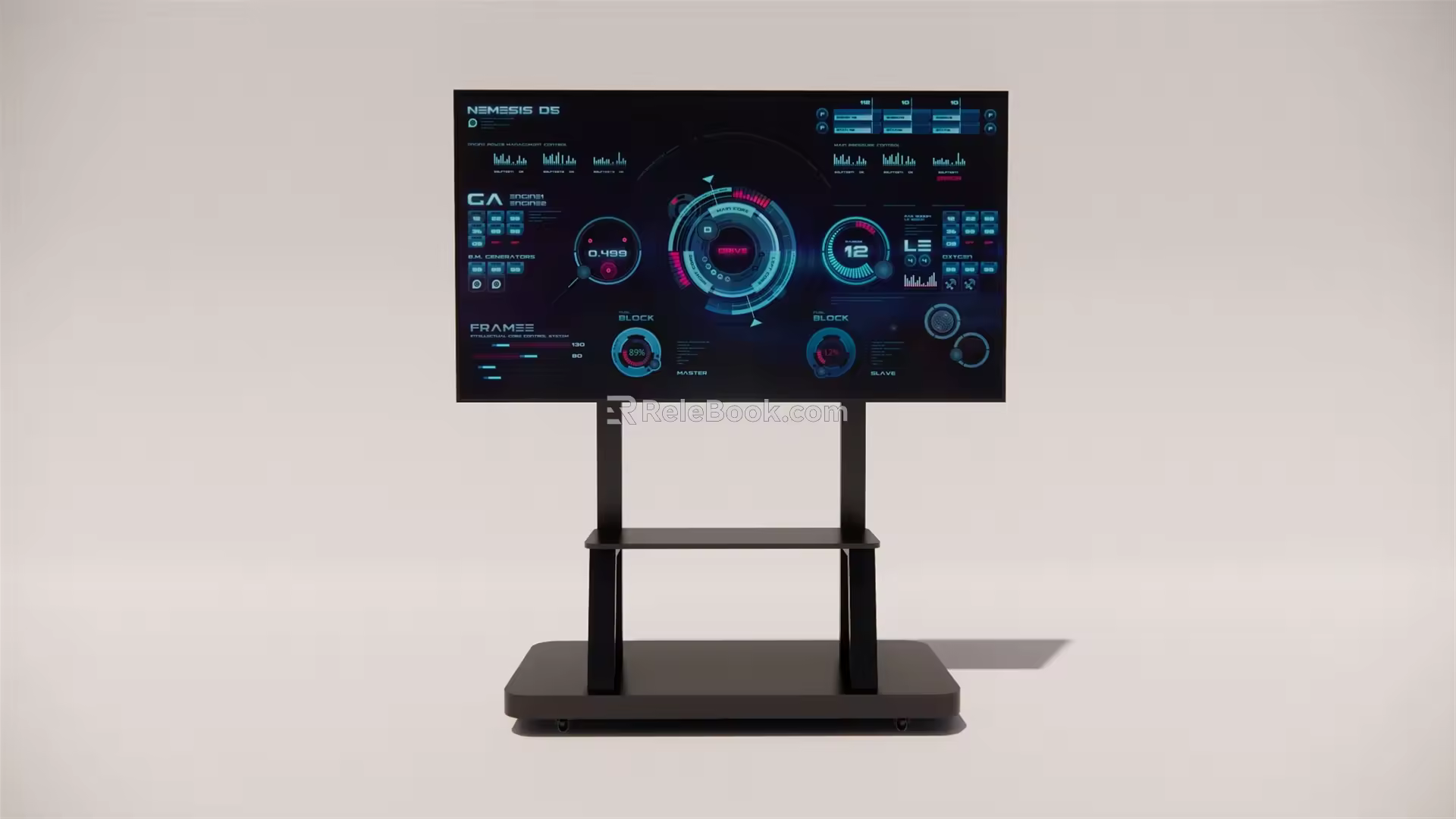 Modern all-in-one TV all-in-one 3d model