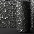 Honeycomb Structure Components With Hexagonal Geometric Textured Surface Design