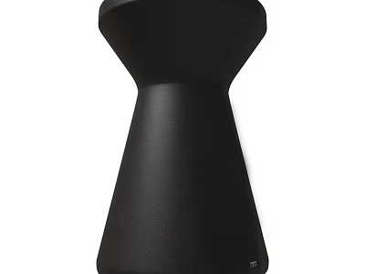 Modern Black Single Chair Design With Unique Sculptural Shape And Smooth Lines 3d model