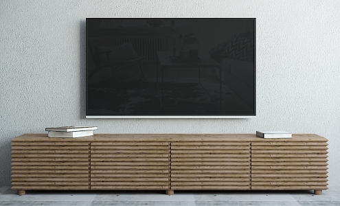 Nordic TV Cabinet TV Cabinet Decoration Combination 3d model