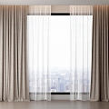 Curtain Window Screen 3d model