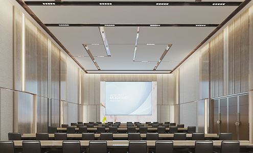 Modern Conference Hall Multi-function Hall 3d model