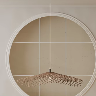 Modern chandelier 3d model