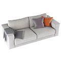 Modern Multi-Person Sofa Sofa Two-Person Sofa Casual Sofa Living Room Sofa Leather Sofa Corner Sofa 3d model