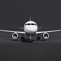 White and Green PUREGOLD Airliner with Red Tail Fin and Brand Logo