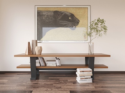 Nordic End View Desk model