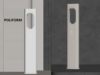 modern vertical air conditioner 3d model