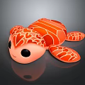 Modern Turtle Cartoon Turtle Snapping Turtle 3d model